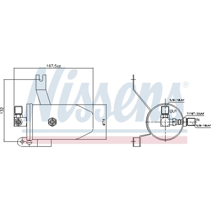 Droger, airconditioningsysteem NISSENS 95202