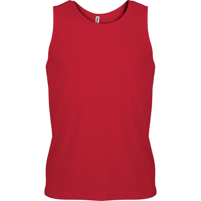 Herensporttop overhemd 'Proact' Red - S
