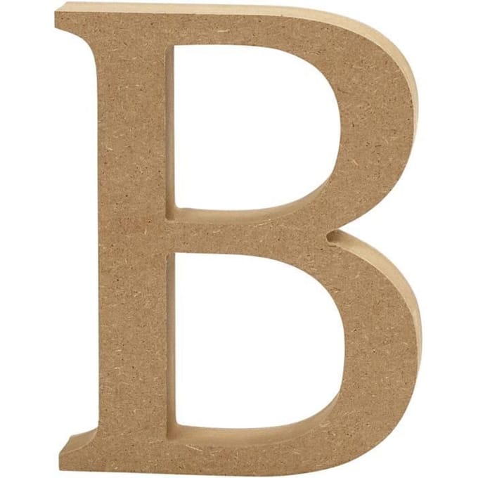 Creativ Company Letter B MDF 13cm 1 stuk.