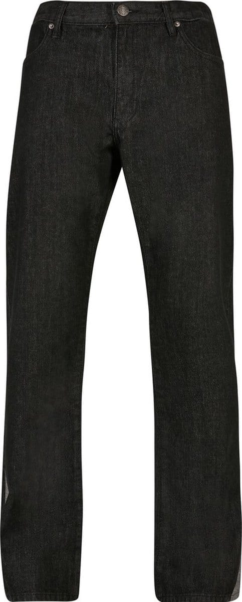 Urban Classics - Organic Triangle Denim Broek rechte pijpen - Taille, 29 inch - Zwart