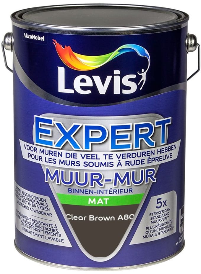 Levis - Expert Muur Binnen Mix - Clear Brown A80 - Mengverf - 5 L