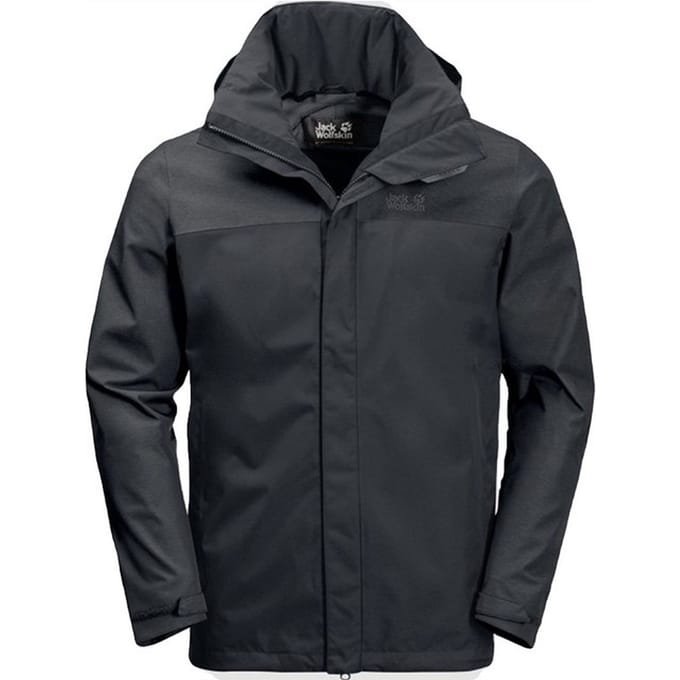 Jack Wolfskin Tech Lab 3L heren zwart jack