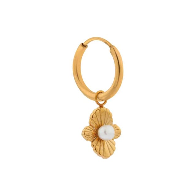 Label Kiki Hidden pearl hoop