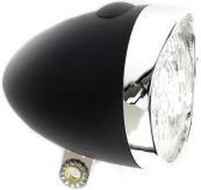 IKZI LIGHT retro koplamp zwart OEM