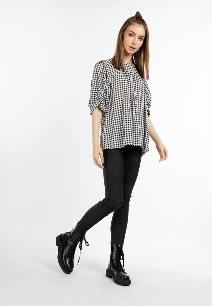 Mymo Blouse Dames zwart wit