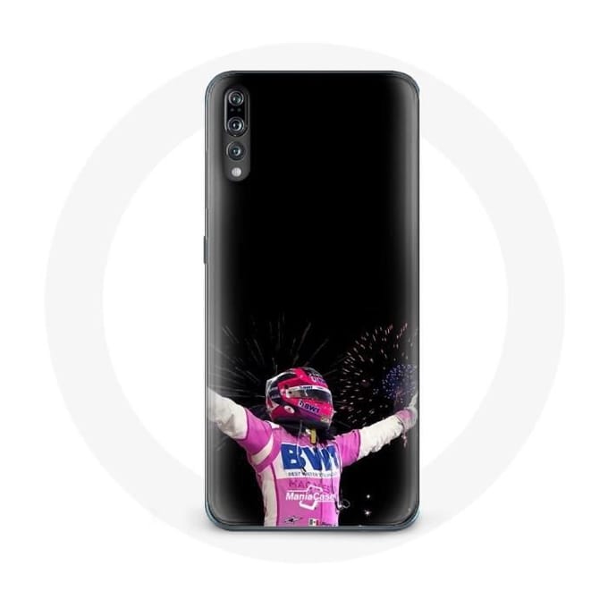 Hoesje voor Huawei P20 pro Formule 1 Sergio Pérez Mendoza won de race