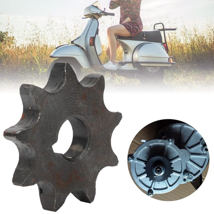 428 9T kettingtandwiel elektrische scootermotor motortandwiel kettingwiel voor Z2 Z3 motor gray