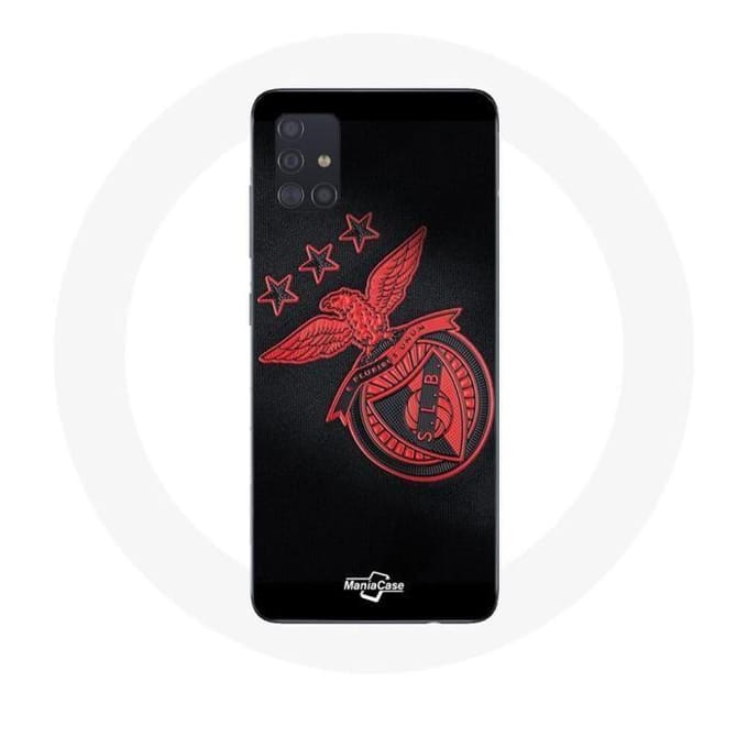 Coque - Maniacase - Samsung Galaxy A51 - Noir - Souple - Motif Benfica noir