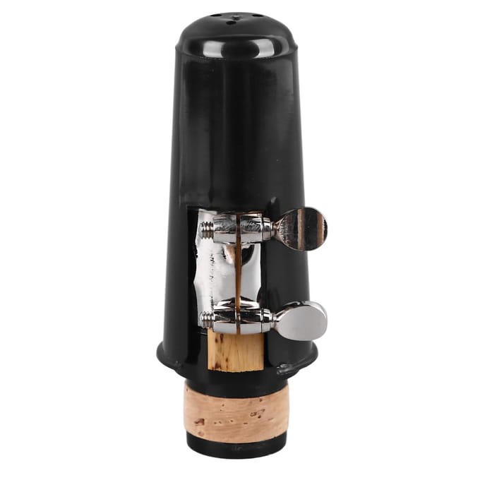 Klarinet Mondstuk Ligatuur Rietkap Muziekinstrument Accessoire voor Vervanging black