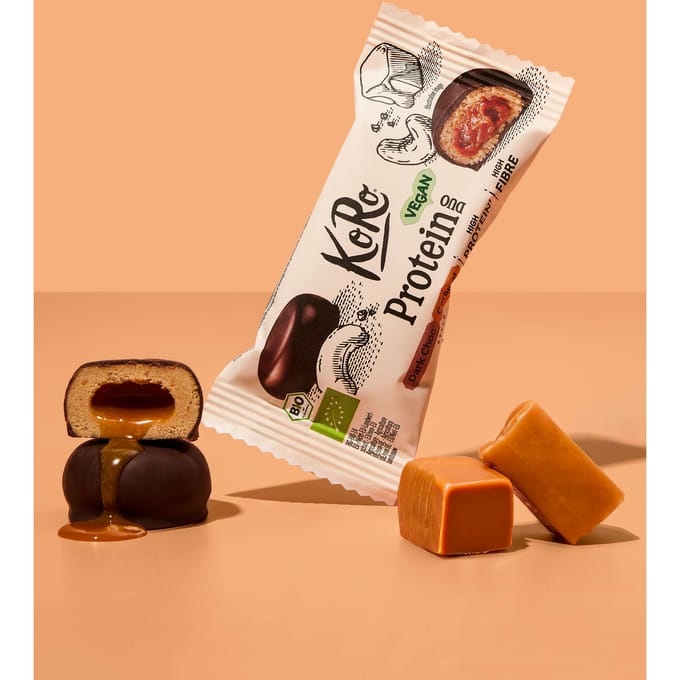 Bio protein duo dark choc cashew caramel style | 2 x 20 g