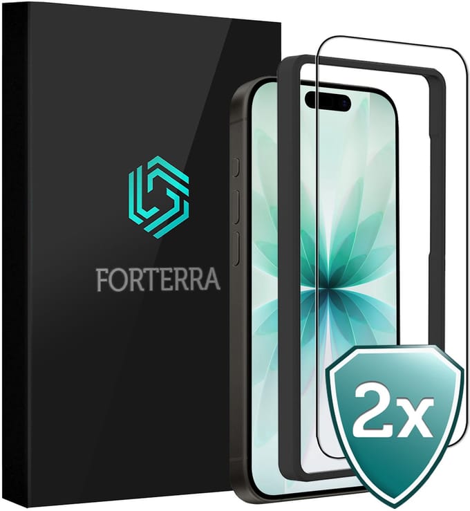 Screenprotector 2 Stuks - Geschikt voor Apple iPhone 17 - Met Installatie Frame - Beschermglas - Gehard Glas - Tempered Glass - Screen Protector