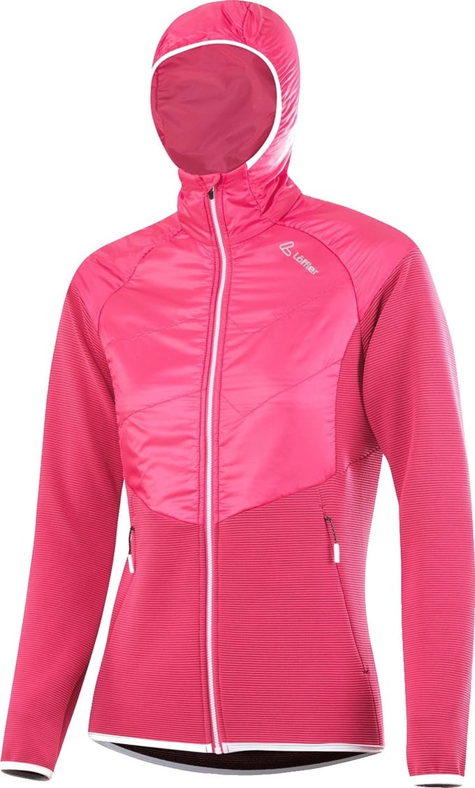 Löffler Outdoorjas Izzy Pl Active Dames Polyester Roze Maat 40