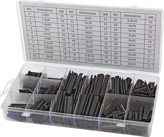 315 Delige Spanstiften Assortiment Metrische Maten