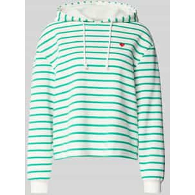 PIECES - PCCHILLI LS HOODIE STRIPES EMB NOOS BC - Meisjes - Sweaters