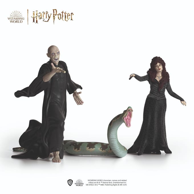 schleich WIZARDING WORLD Heer Voldemort met Nagini & Bellatrix van Detta - Harry Potter ™ Wizarding World™ - 42684
