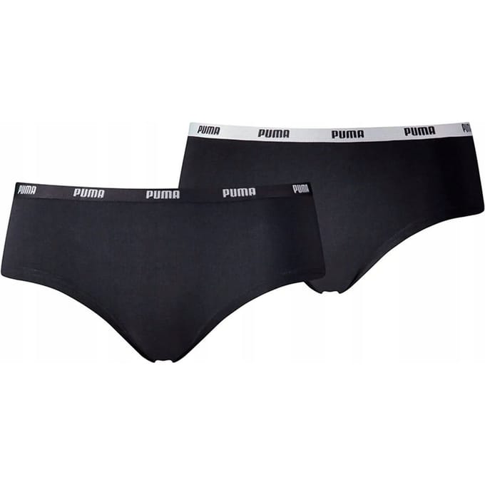 Puma Dames/Dames Hipsterbroekje (Set van 2) (Zwart)