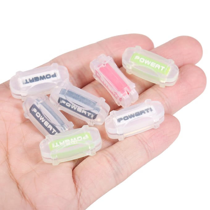 Pack de 7 amortisseurs de vibrations de tennis pour raquette de tennis Pack of 7 white