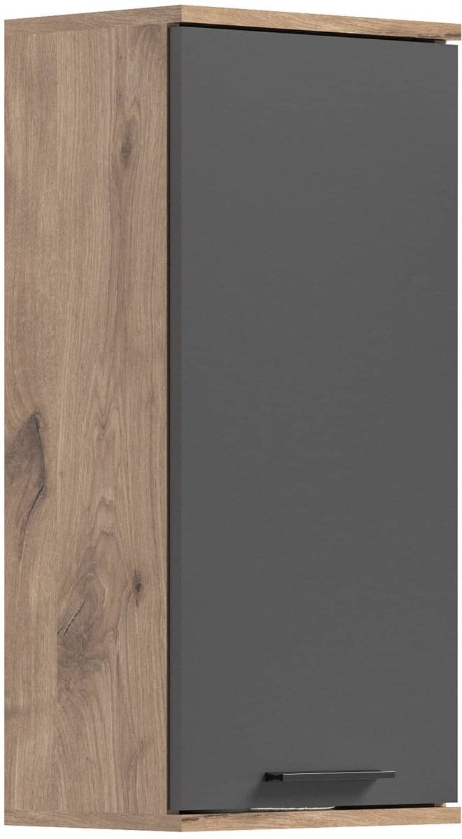 Mason wandkast basaltgrijs NB Nox Eiken NB Nox Eiken MDF TZ - 24x37x77cm