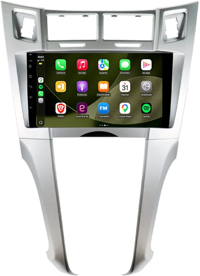 Carplay autoradio geschikt voor Toyota Yaris | 2005 t/m 2012 | Android 13 | Draadloos Apple Carplay & Android Auto | 2GB + 32GB | 8-Core processor | Davilon | 2025 model | 2005 2006 2007 2008 2009 2010 2011 2012 | Bluetooth & Wifi