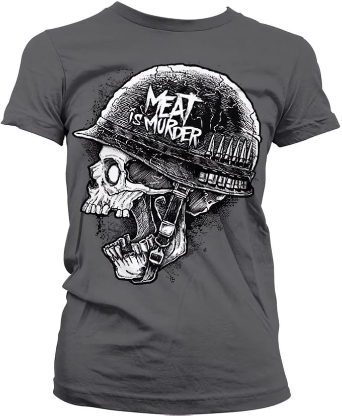 Hybris Dames-T-shirt „Meat Is Murder“ Girly SH-5-15747-H52-8