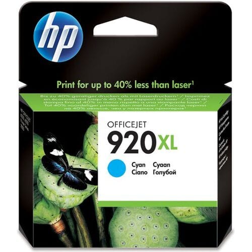 HP Inktcartridge 920XL (CD972AE) Cyaan Hoge capaciteit