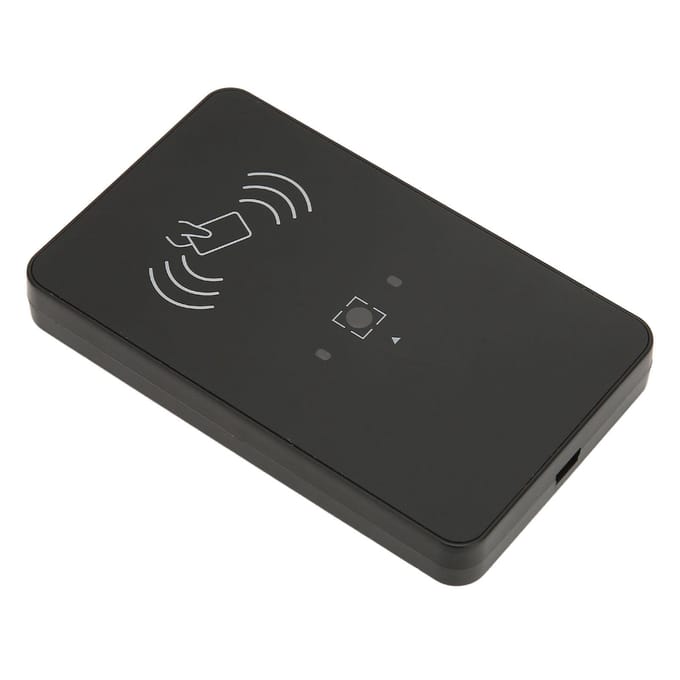 Toegang Smartcardlezer Snel Nauwkeurig Klein Draagbaar 2D Scanner voor Kantoorgebouw Ondersteunend black