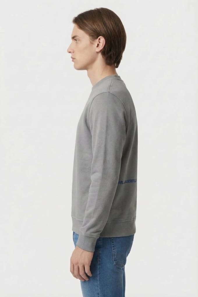 Karl Lagerfeld Dark Grey Sweat Crewneck Taglia: 3XL | Maglioni a maglia Outlet | Uomo | Grigio