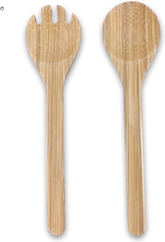Bee's Wax - Bamboo Salad Servers Nature