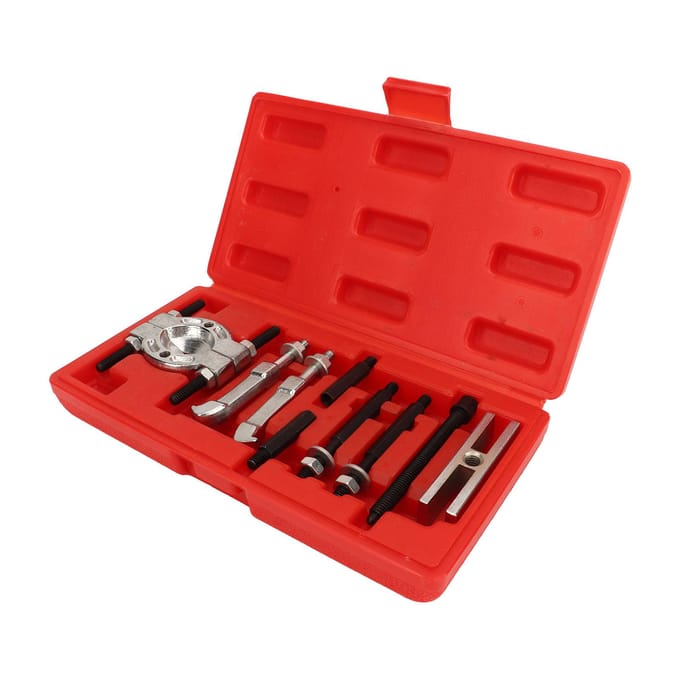 9 Stuks Lagertrekker Set Stalen Separator Trekker Gereedschapskit Hoge Sterkte Autoreparatie Demontagegereedschap Universele Pasvorm red