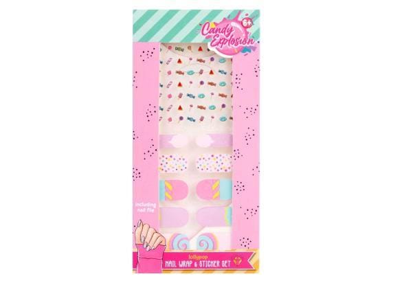 Create it! Candy Nagelsticker creatie set Opmaken en sieraden