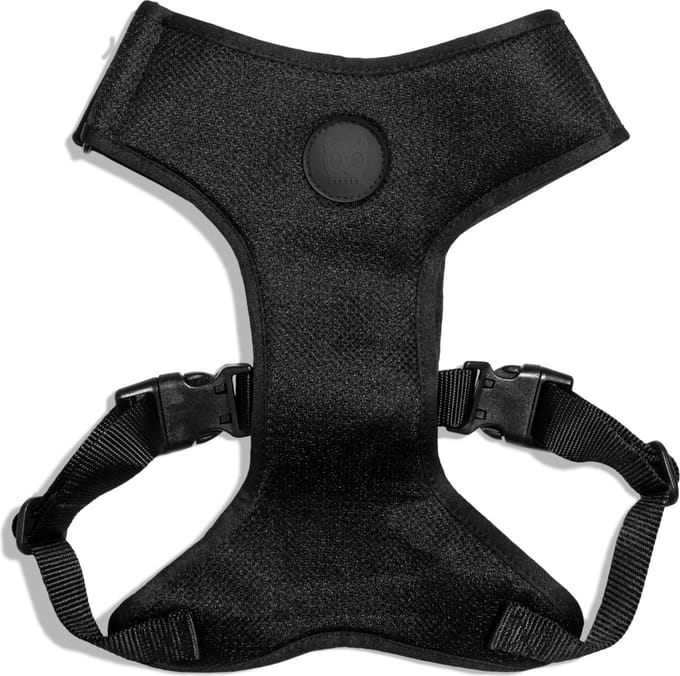 Zee.Dog Harnas Mesh Gotham Zwart - Hondentuig - 19-24x33-41 cm