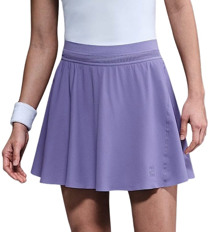 Nike Court Dri-FIT Advantage Ace High Rise Reg Rok Dames-Mauve