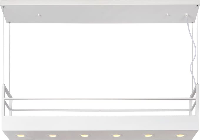 Lucide MIRAVELLE - Hanglamp - 6xGU10 (MR16) - Wit