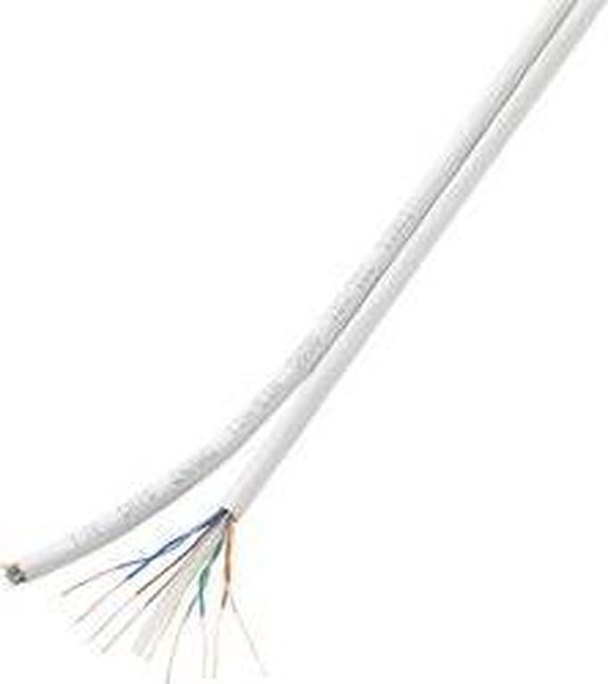 TRU COMPONENTS Netwerkkabel CAT 6 U/UTP 8 x 2 x 0.196 mm² Wit 100 m