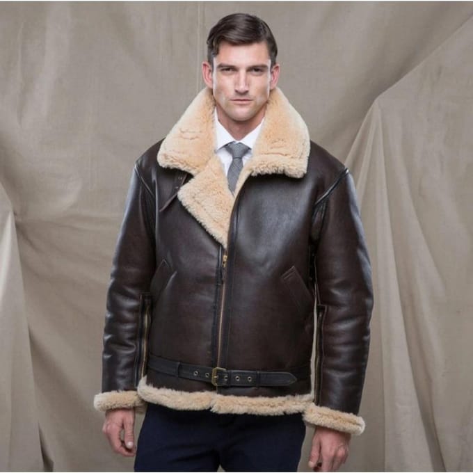 Heren Bont Geïntegreerde Verdikte Cross Zware Industrie Leren Jas Bont Geïntegreerd 5XL gray