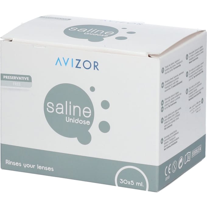 Saline Oplossing Lenzen Unidoses 30x5 Bewarings-en-reinigingsoplossing