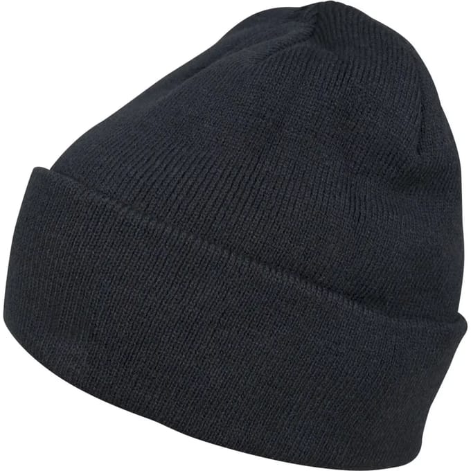 Build your Brand Heavy Knit Beanie BY001 - Navy - One size