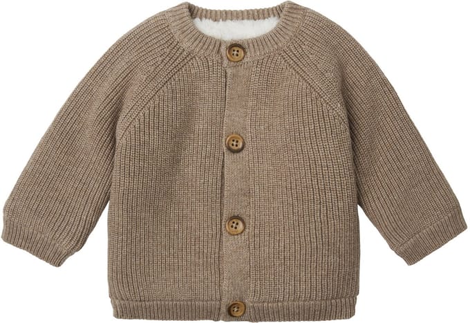 Noppies Nevers Knit Vestje - Taupe Melange - Mt. 50