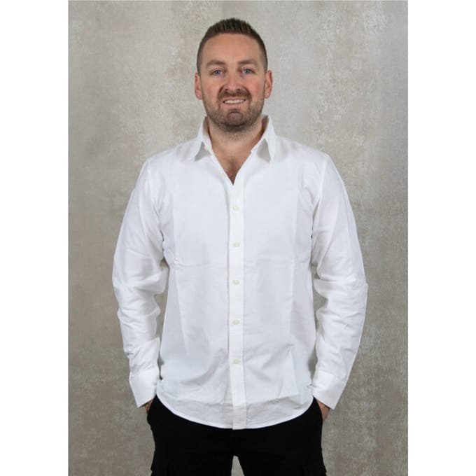 Pure Path Loose fit Jersey Shirt White (24010219 - 01)