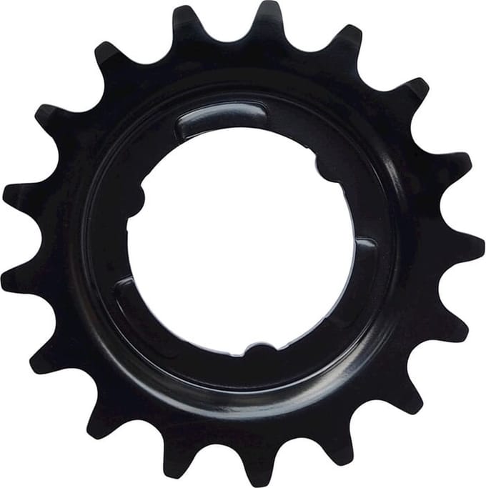 KMC tandwiel R Shimano 18T chromoly black 1/8 (25st)