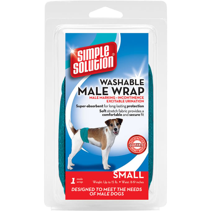 Simple Solution Wasbare Hondenluier - Maat S, 1 Stuk - wrap voor reuen