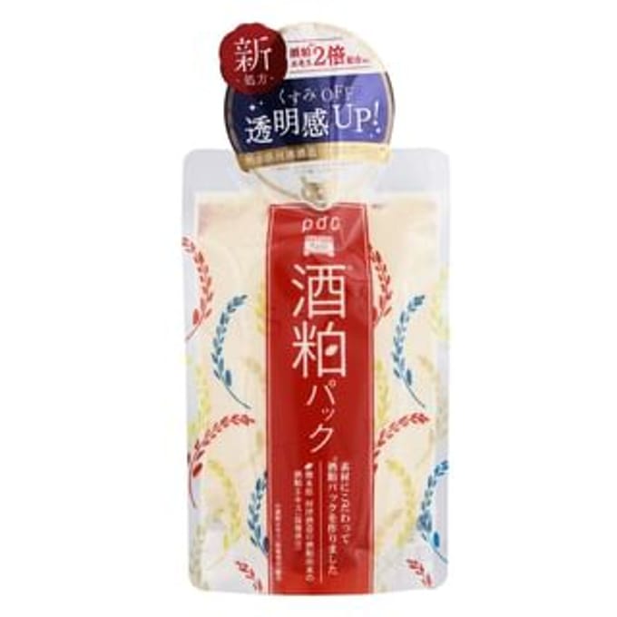 Wafood Made Sake Kasu gezichtsmasker op basis van sake-bezinksel, 170 g