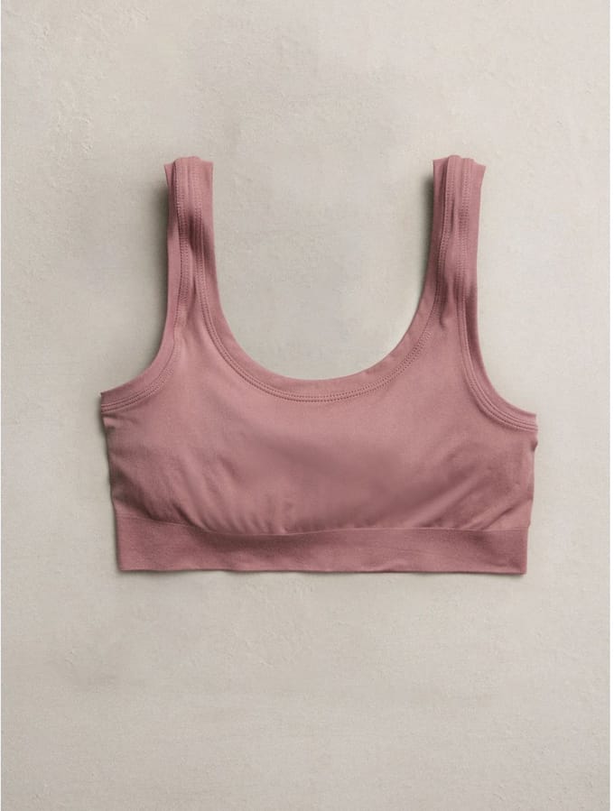 Next - Dames - N.Premium Heerlijk zachte Naadloze Cropped Beha - Roze