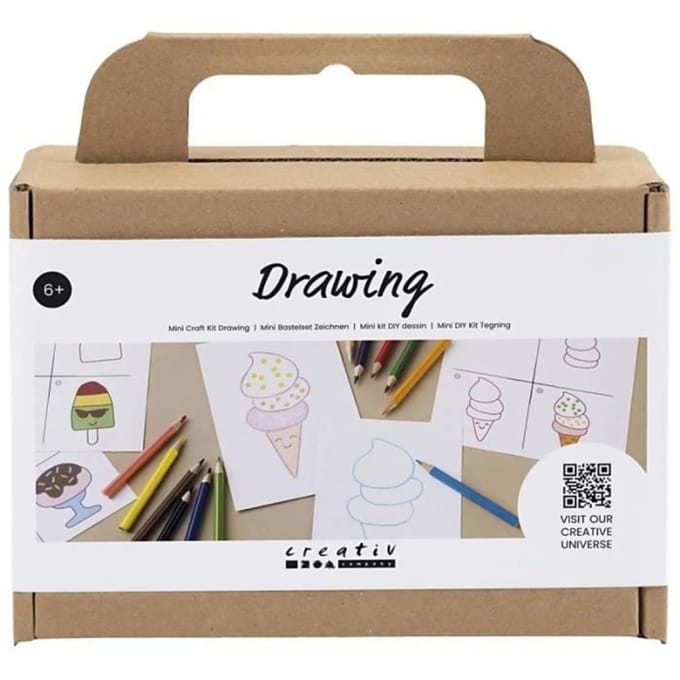 Mini creatieve set tekenen "Zoete Dingen"