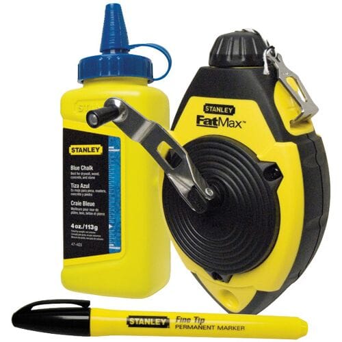 Stanley 0-47-681 FatMax chalk line 30m + 115g chalk + marker