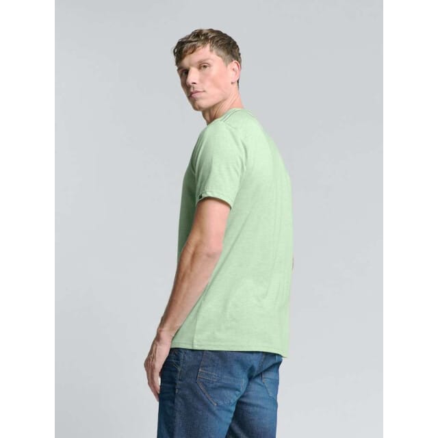 No Excess T-shirt Crewneck Melange Mint Größe: XL | Basic T-Shirts Outlet | Herren | Cyan