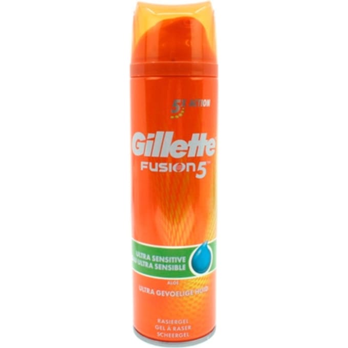 Gillette Fusion 5 Ultra Sensitive Scheergel - 200ML
