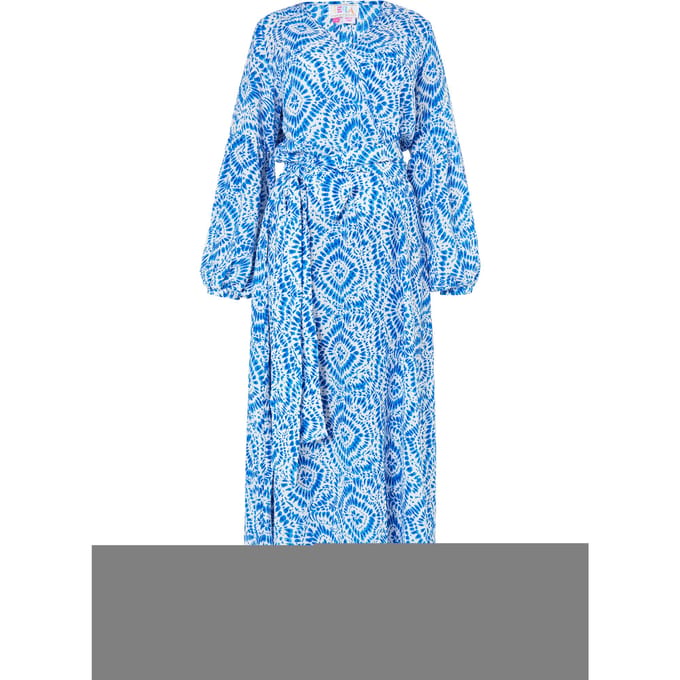 IZIA Maxi-jurk met print Dames blauw