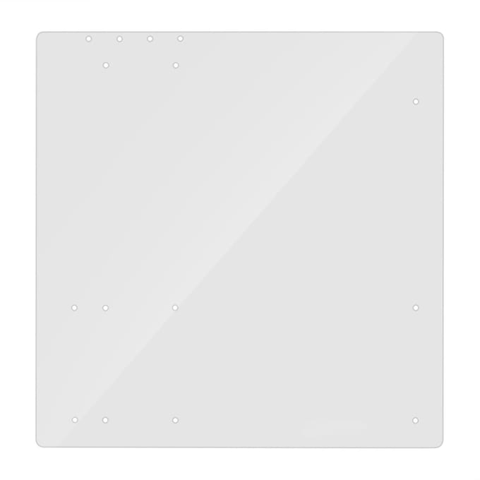 Open Frame Transparant Acryl Overlock Computerkast DIY Basisstandaard Voor M ATX Moederbord white