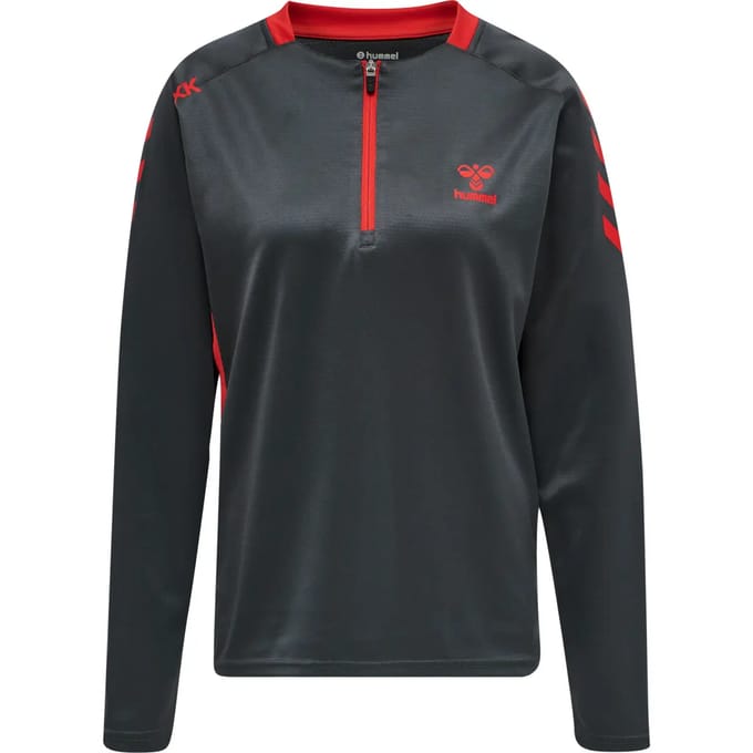 Dames sweatshirt met 1/2 rits Hummel hmlaction